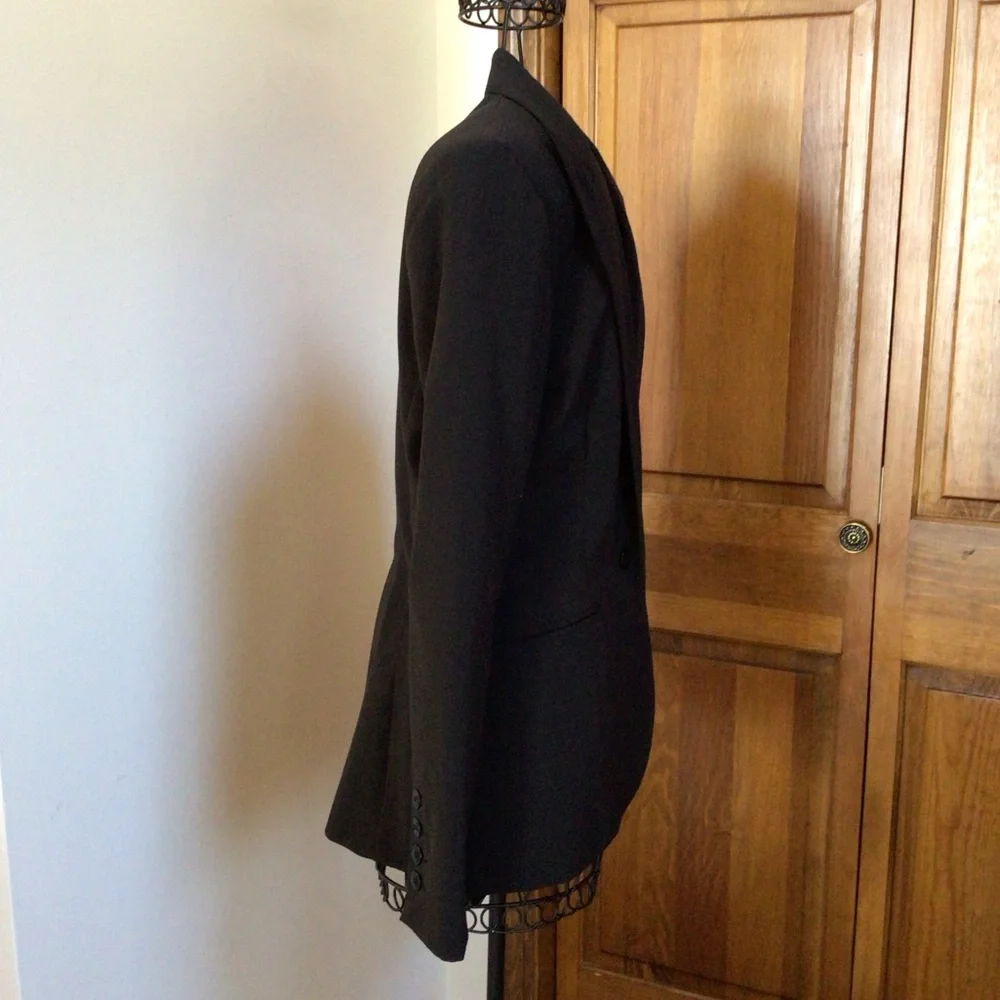 Norma Kamali Black single breasted blazer, Size 4, New - Picture 2 of 9